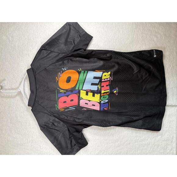 Adidas Polo Love Unites Pride Freelift Mens Large HD3362 - Picture 4 of 4